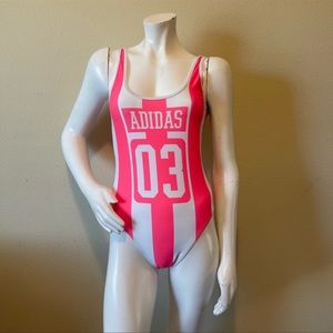 Adidas one piece swim suit